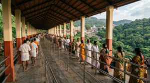Tirumala Rs 300 ticket holders in the Special Entry Darshan queue at Tirumala