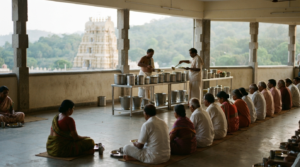 Mysore Chamundi Temple Annaprasadam free Dasoha meal service