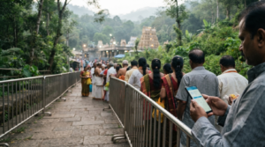 Srisailam Temple Abhishekam booking confirmation and pilgrim seva queue