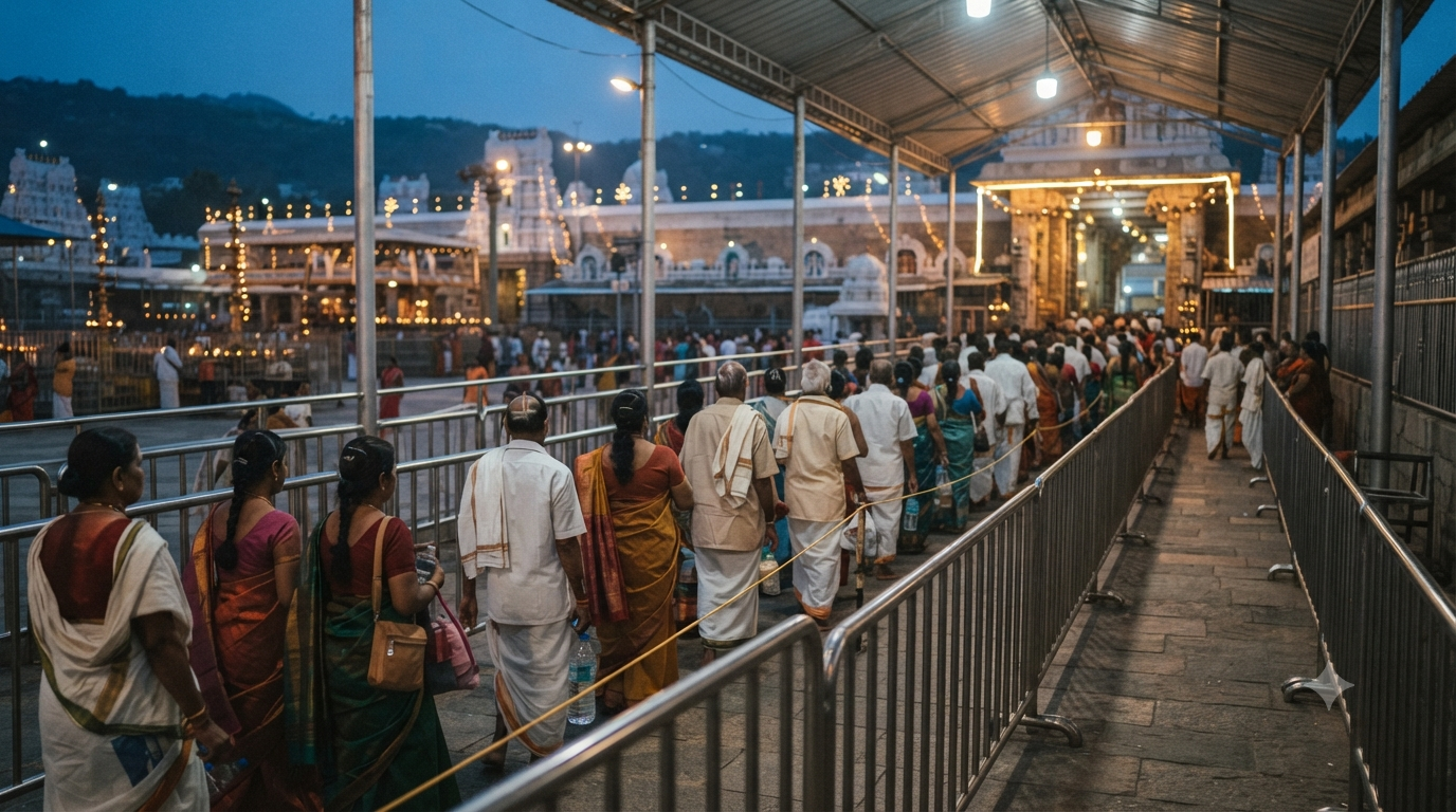 TTD Ashtadala Seva Tickets Electronic Dip booking and early morning reporting