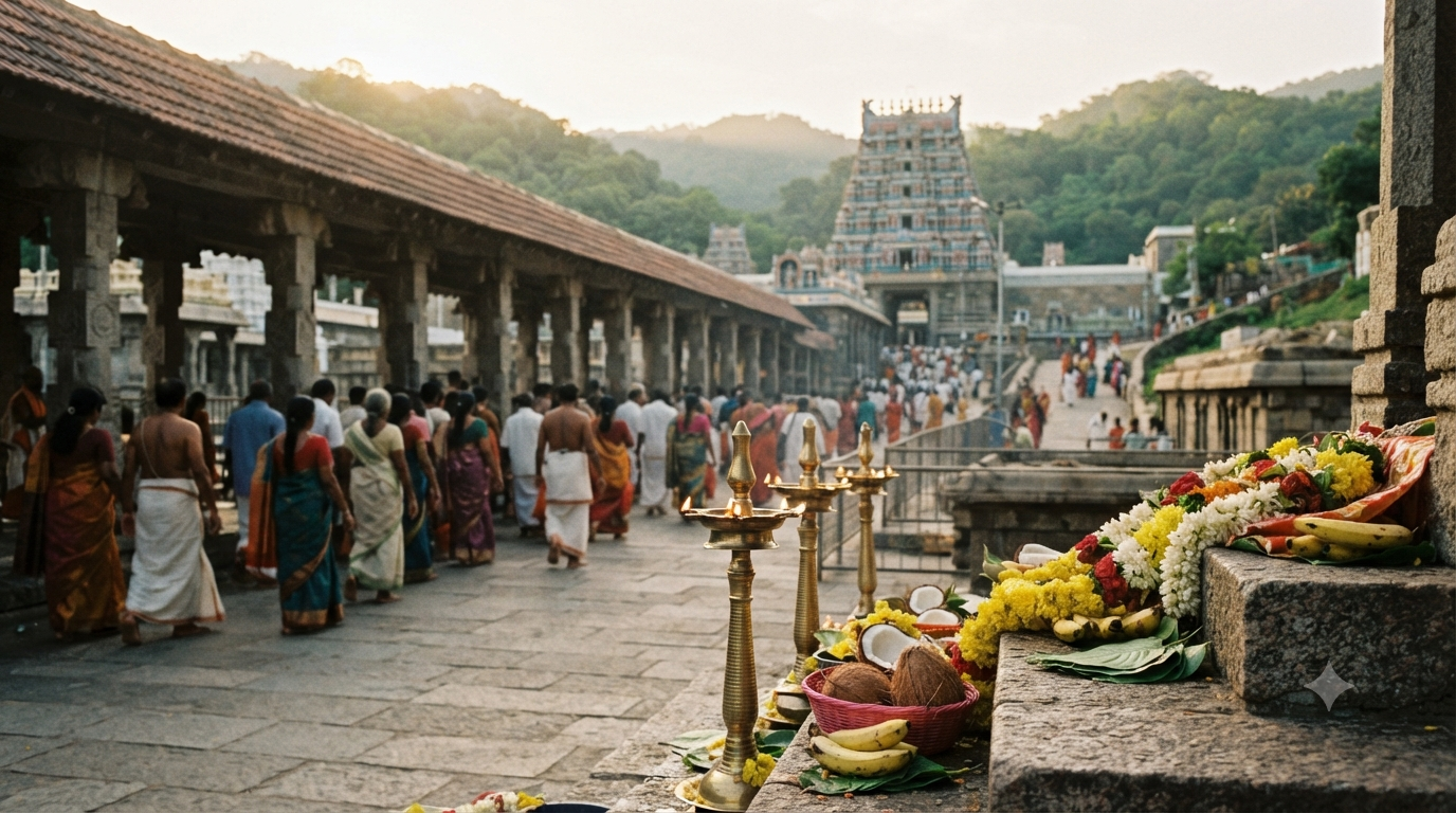 Tirumala Sanivaralu 2026 Purattasi Saturday devotees and lamps
