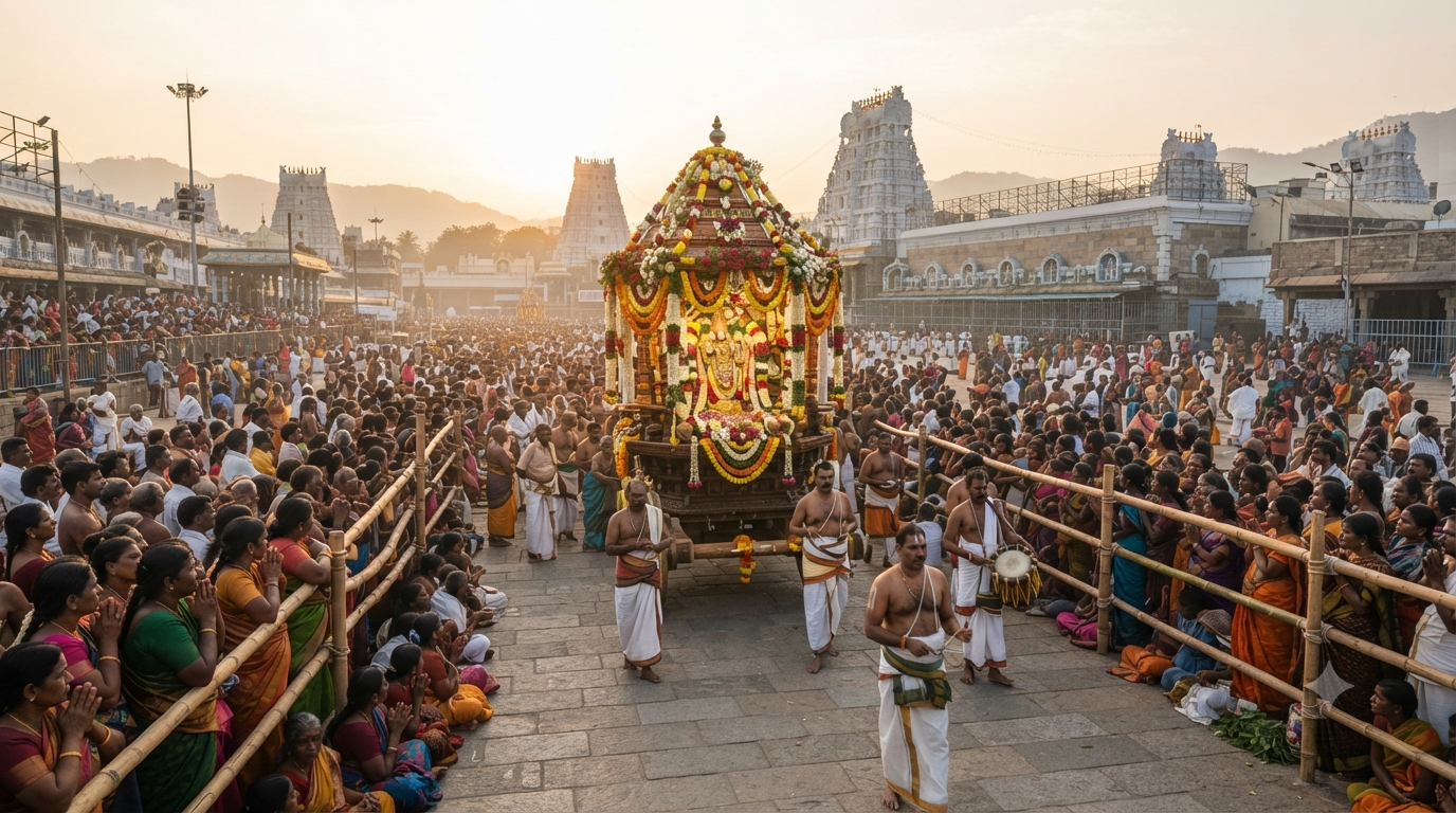 Tirumala vahana seva timings for Ratha Saptami 2027