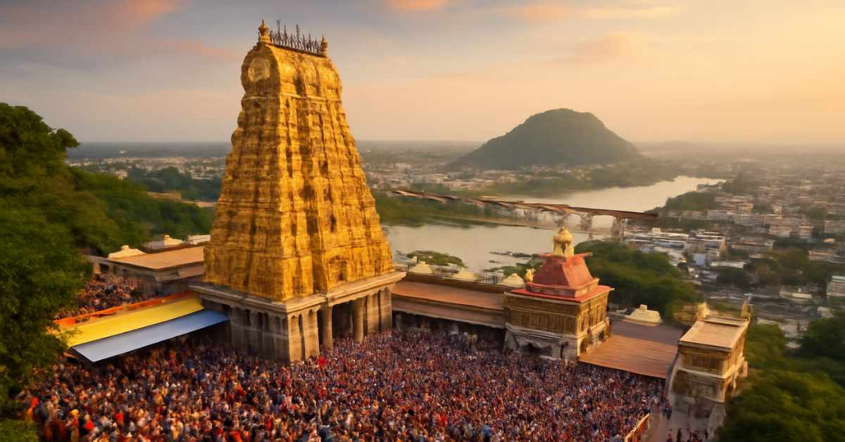 Temple Tourism Andhra Pradesh 2025 Clean and sustainable temple practices in Andhra Pradesh, aligned with zero-waste goals