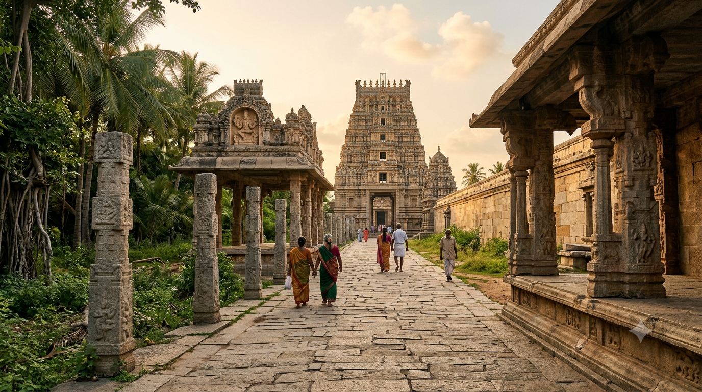 Temples in Andhra Pradesh featuring South Indian temple architecture and pilgrimage travel