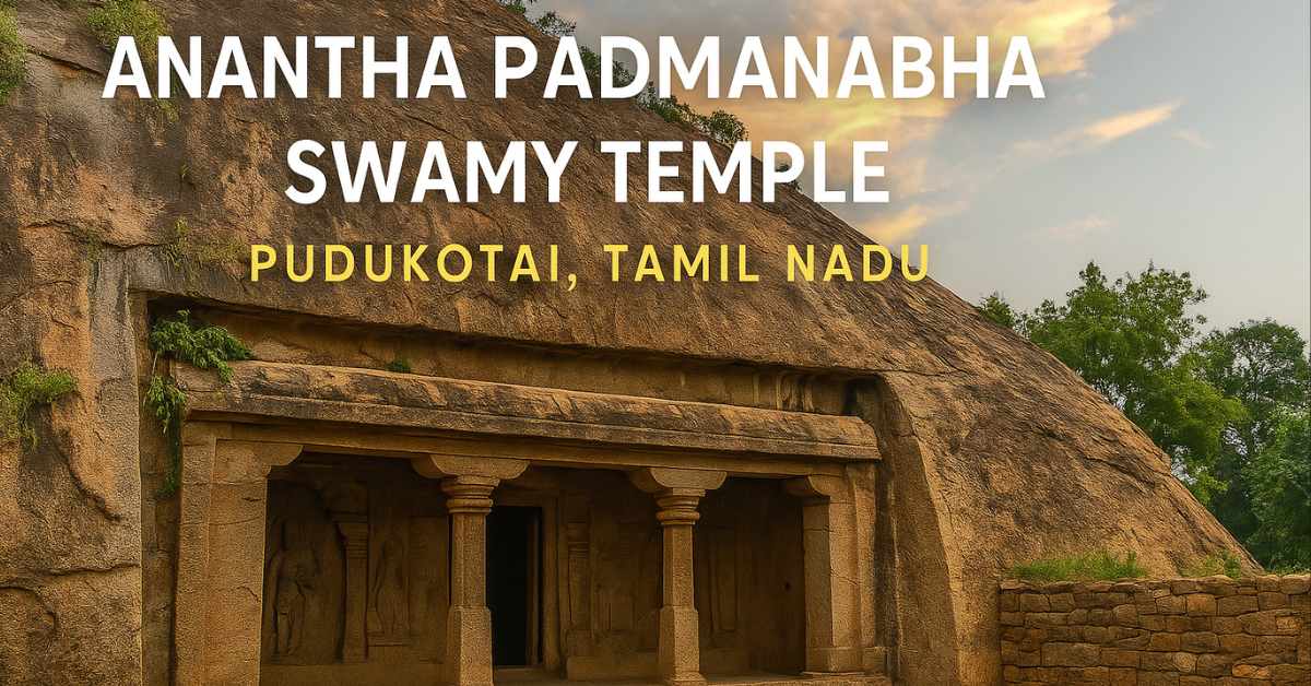 Anantha Padmanabha Swamy Temple Pudukottai – Ancient Rock-Cut Vishnu and Shiva Shrine in Tamil Nadu