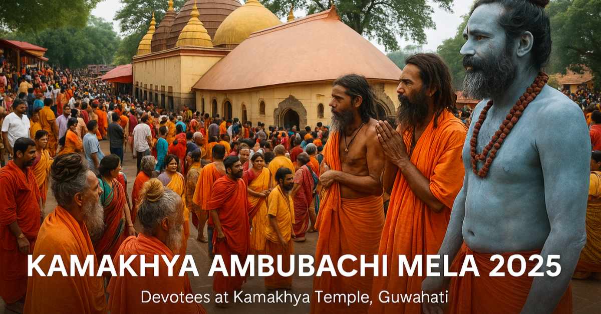Kamakhya Ambubachi Mela 2025 – Devotees at Kamakhya Temple, Guwahati