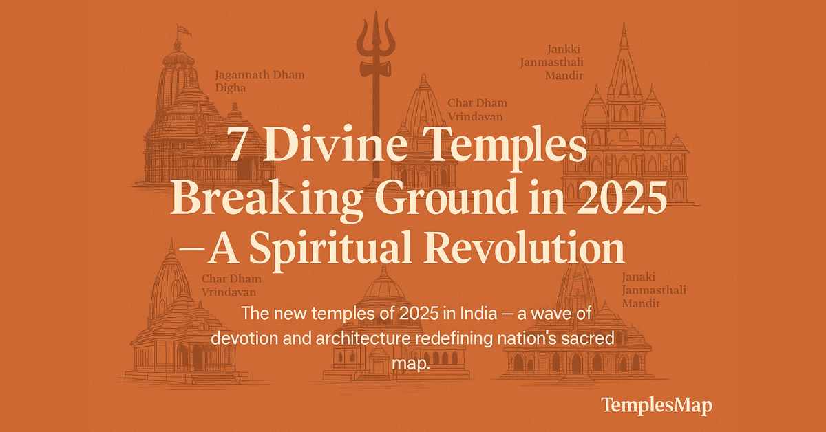 new temples 2025 India — Jagannath Dham Digha, Char Dham Vrindavan, Janaki Janmasthali Mandir