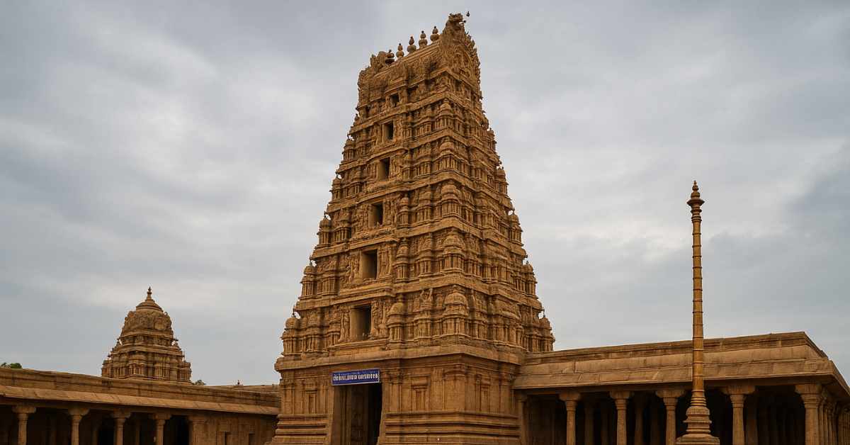 Sri Kalahasti Temple majestic gopuram and Vayu Linga sanctuary Andhra Pradesh