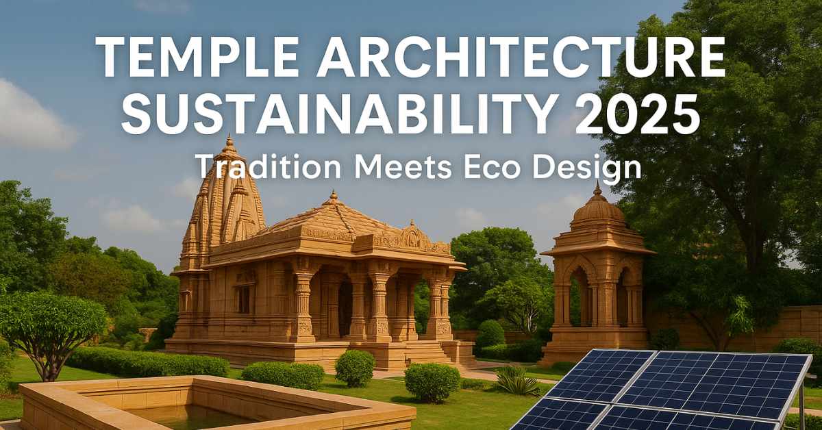 temple architecture sustainability 2025 – eco design meeting tradition in Indian temples