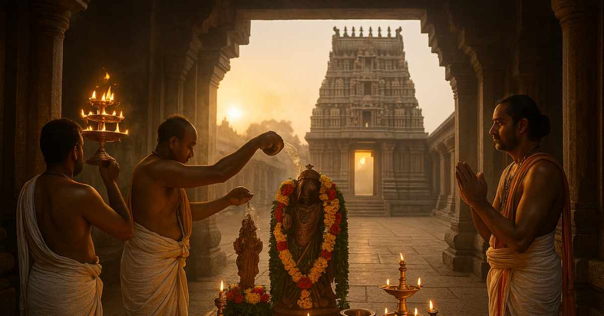 Temple Rituals in India — Daily Timetable of Worship and Aarti