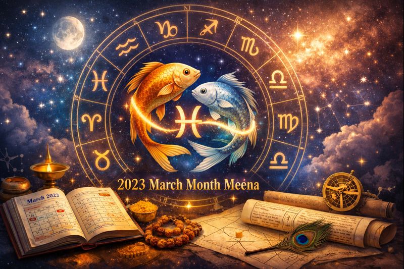 2023 March Month Meena zodiac horoscope predictions