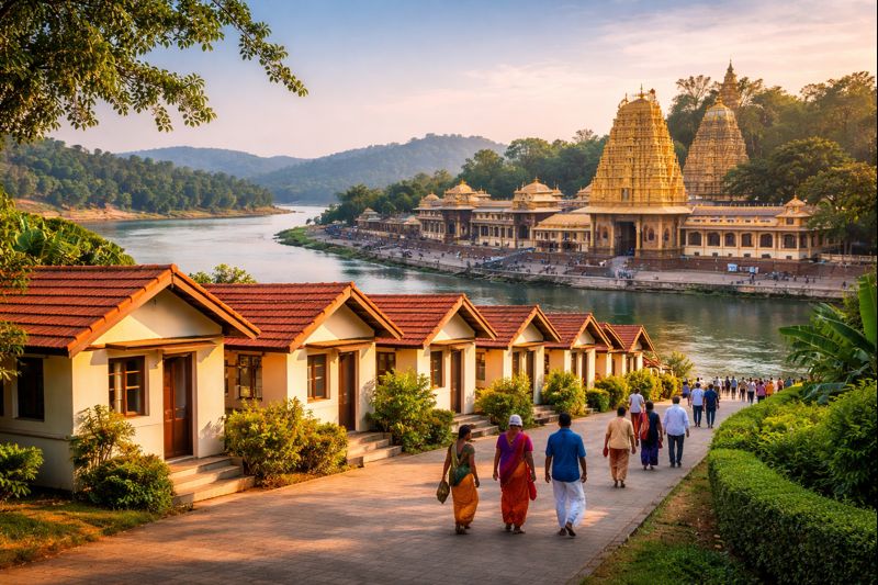 Bhadrachalam Temple Cottages Rooms near Sree Sita Ramachandra Swamy Temple