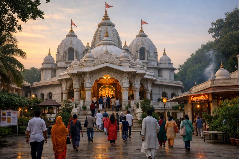 iskcon temple juhu mumbai darshan timings tickets online booking scene