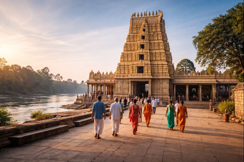 Ranganathaswamy Temple Srirangapatna Darshan travel guide photo