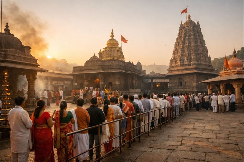 tulja bhavani temple darshan timings today tickets online booking at early morning