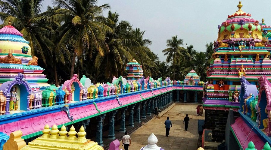 Antarvedi Temple Accommodation Details scenic guesthouse and temple view