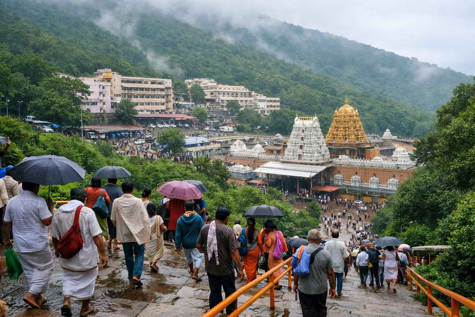 Ttd Tirumala July 2023 rooms release and pilgrims accommodation